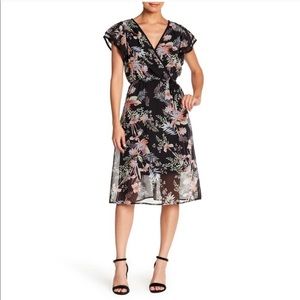 Superfoxx black floral dress